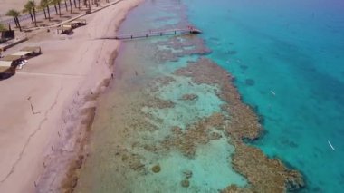 Eilat beach hava 4k görüntüleri 