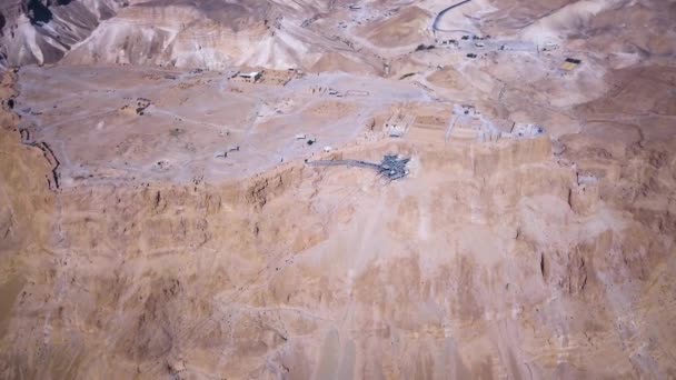 Metsada Israël Vue Aérienne Séquences — Video