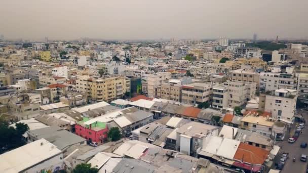 Tel Aviv Antenne Skyline — Stockvideo