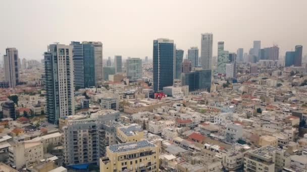 Skyline Aerea Tel Aviv — Video Stock