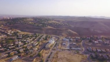 İsrail, 4 k hava görüntüleri Arad şehir