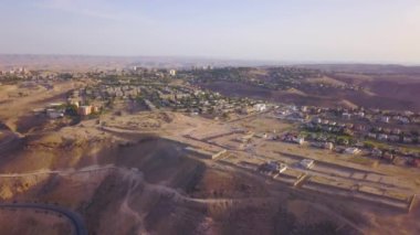 İsrail, 4 k hava görüntüleri Arad şehir