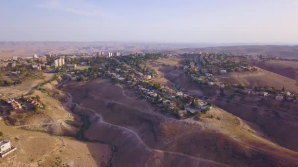 イスラエル 空中映像でアラドの市 — ストック動画