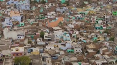 India cityscape 4k aerial view