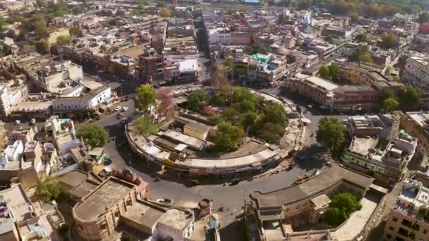 India Cityscape Aerial View — Stok video