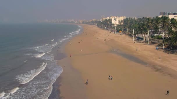 Vue Sur Plage Juhu Mumbai Aérien Non Classé — Video