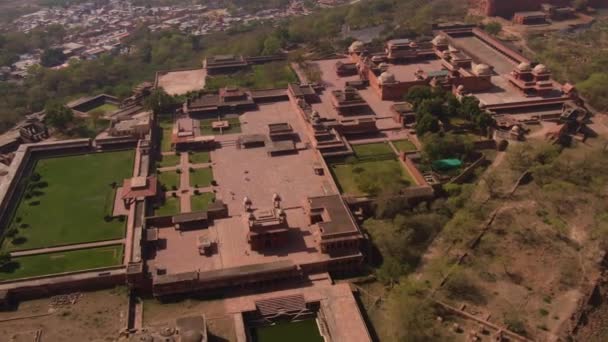 vue aérienne des bâtiments historiques de la ville en Inde, voyageant par l'Asie, concept de voyage  