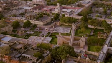 Hint şehrinin gündüz manzarası, geleneksel mimari, Asya 'dan seyahat, seyahat konsepti 