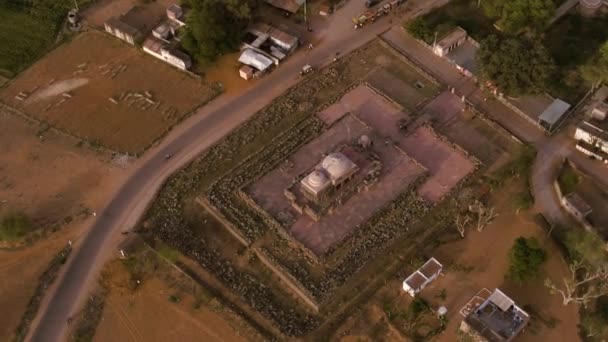 vue aérienne des bâtiments historiques de la ville en Inde, voyageant par l'Asie, concept de voyage  