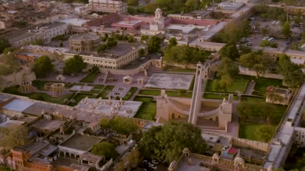 vue aérienne de la ville indienne avec une architecture traditionnelle de jour, voyageant par l'Asie, concept de voyage 