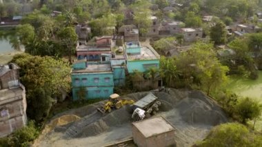 Hint şehrinin gündüz manzarası, geleneksel mimari, Asya 'dan seyahat, seyahat konsepti 