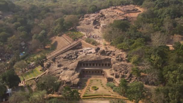 Udaygiri Caves Bhubaneswar India Airdrone Individed — 비디오