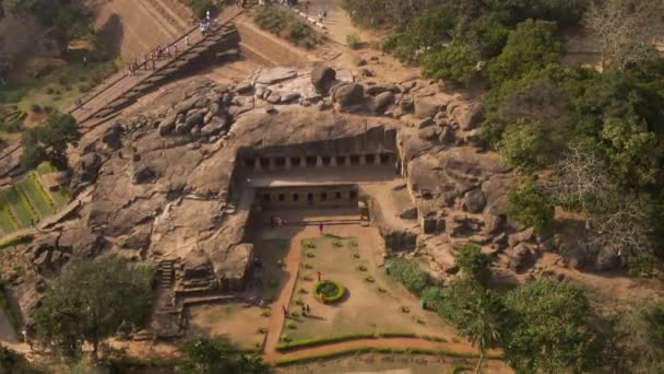 Grottes Udaygiri Bhubaneswar Inde Drone Aérien Non Classé — Video