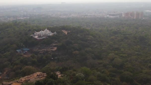 Bhubaneswar Indie Jaskinie Udaygiri Dron Powietrzny — Wideo stockowe