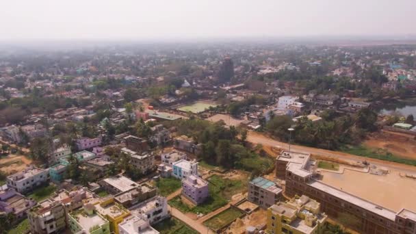 Orissa Hindistan Jagannath Tapınağı Hava Aracı Görüntüleri — Stok video