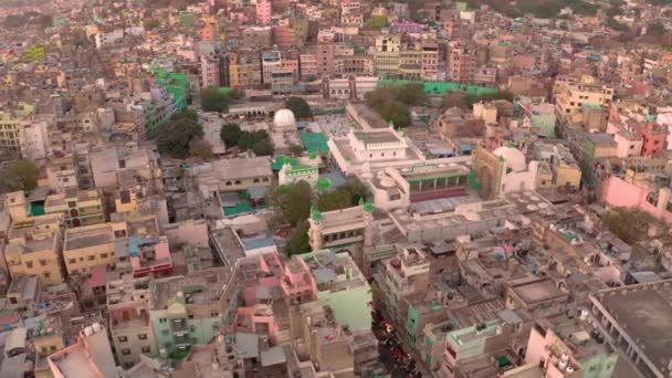 Ajmer Dargah Sharif, Inde, lieu saint soufi, Inde, drone aérien 4k