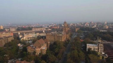 Bombay 'daki Victoria Terminus tren istasyonu, 4K hava durumu derecelendirilmemiş.
