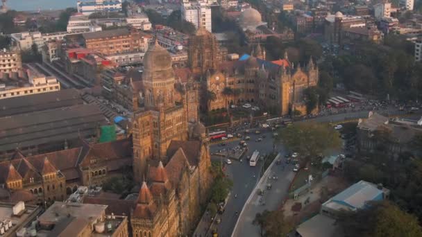 뭄바이의 빅토리아 종착역 등급이 — 비디오