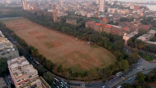 Mumbai India Area Colaba Riprese Aeree Drone — Video Stock