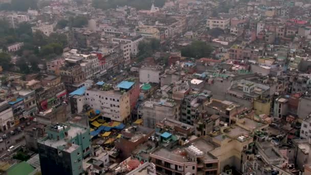 vue aérienne du paysage urbain indien avec une architecture traditionnelle de jour, voyageant par l'Asie, concept de voyage 