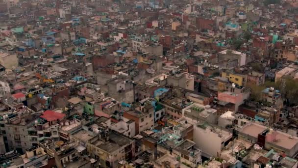 vue aérienne du paysage urbain indien avec une architecture traditionnelle de jour, voyageant par l'Asie, concept de voyage 