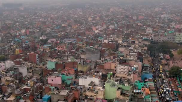 vue aérienne du paysage urbain indien avec une architecture traditionnelle de jour, voyageant par l'Asie, concept de voyage 