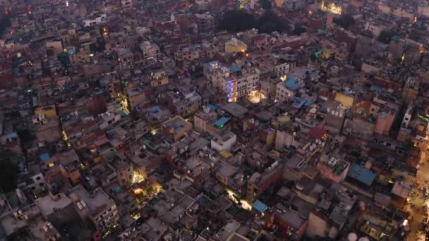 vue aérienne du paysage urbain indien avec une architecture traditionnelle de jour, voyageant par l'Asie, concept de voyage 