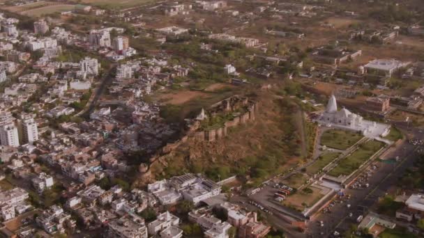 Jaipur Hindistan Moti Doongri Kalesi Birla Mandir Hava Derecelendirilmemiş — Stok video