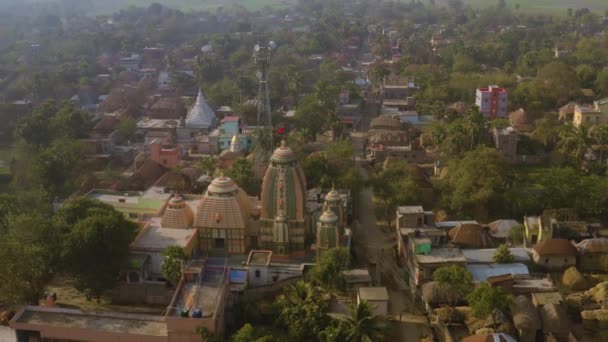 Vrindavan Ciudad 5000 Templos India Avión Clasificado — Vídeo de stock