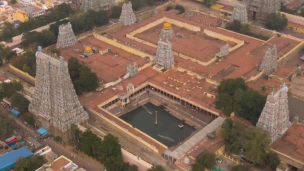 Vrindavan, ville de 5000 temples. Inde, 4k aérien non classé