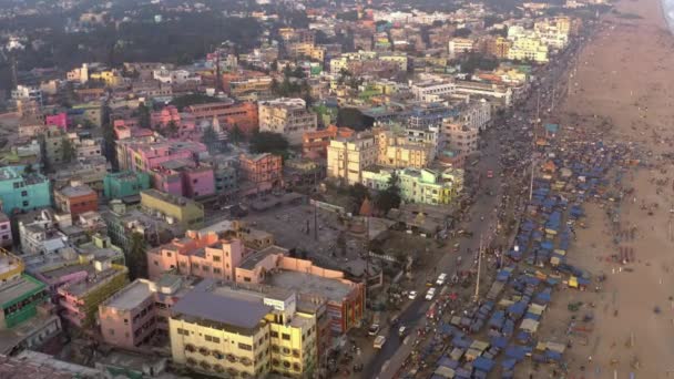 vue aérienne du paysage urbain indien avec une architecture traditionnelle de jour, voyageant par l'Asie, concept de voyage 