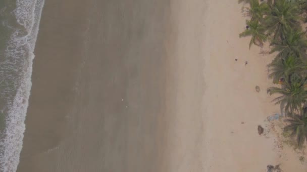 Курорт Пляжі Малпе Південній Індії Air — стокове відео