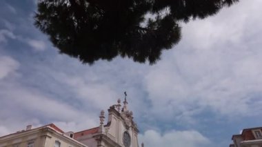 Lisbon, Portugal - February 20, 2018: City street view of Lisbon, travel concept