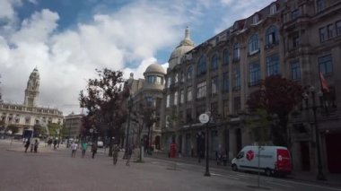 Lisbon, Portugal - February 20, 2018: City street view of Lisbon, travel concept
