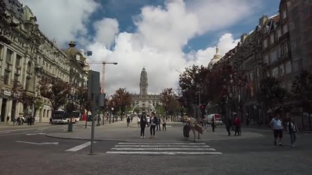 Lisbon Portugal February 2018 City Street View Lisbon Travel Concept — Αρχείο Βίντεο