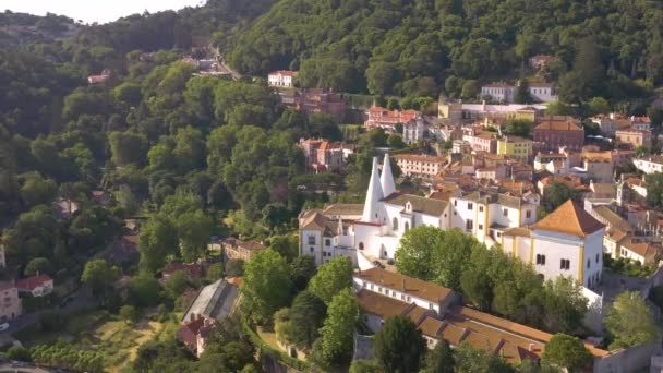 Cityscape Portugalsku Evropa Air Drone View — Stock video