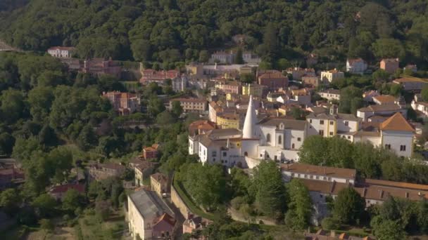 Cityscape Portugal Europe Aerial Drone View — Stock Video