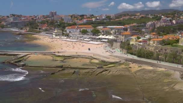 Paisagem Urbana Portugal Europa Vista Aérea Drone — Vídeo de Stock