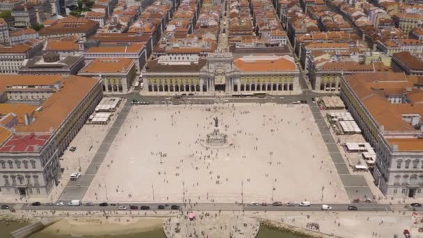 Paisaje Urbano Portugal Europa Vistas Aéreas — Vídeos de Stock