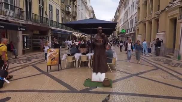 Lisbon Portugal February 2018 City Street View Lisbon Travel Concept — Video Stock