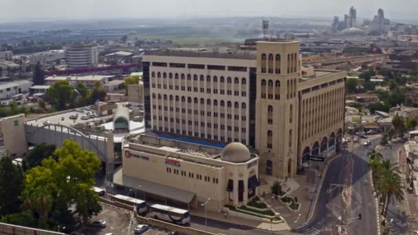 Рамле Израиль Июня 2020 Вид Здание Правительственного Министерства Центре Города — стоковое видео