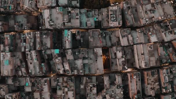 Mumbai Indien Dharavi Slumområden Antenn Drönare Bilder — Stockvideo