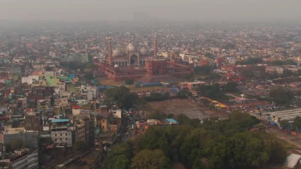 뉴델리에서 마스지드 모스크 동영상 — 비디오