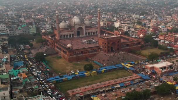 뉴델리에서 마스지드 모스크 동영상 — 비디오
