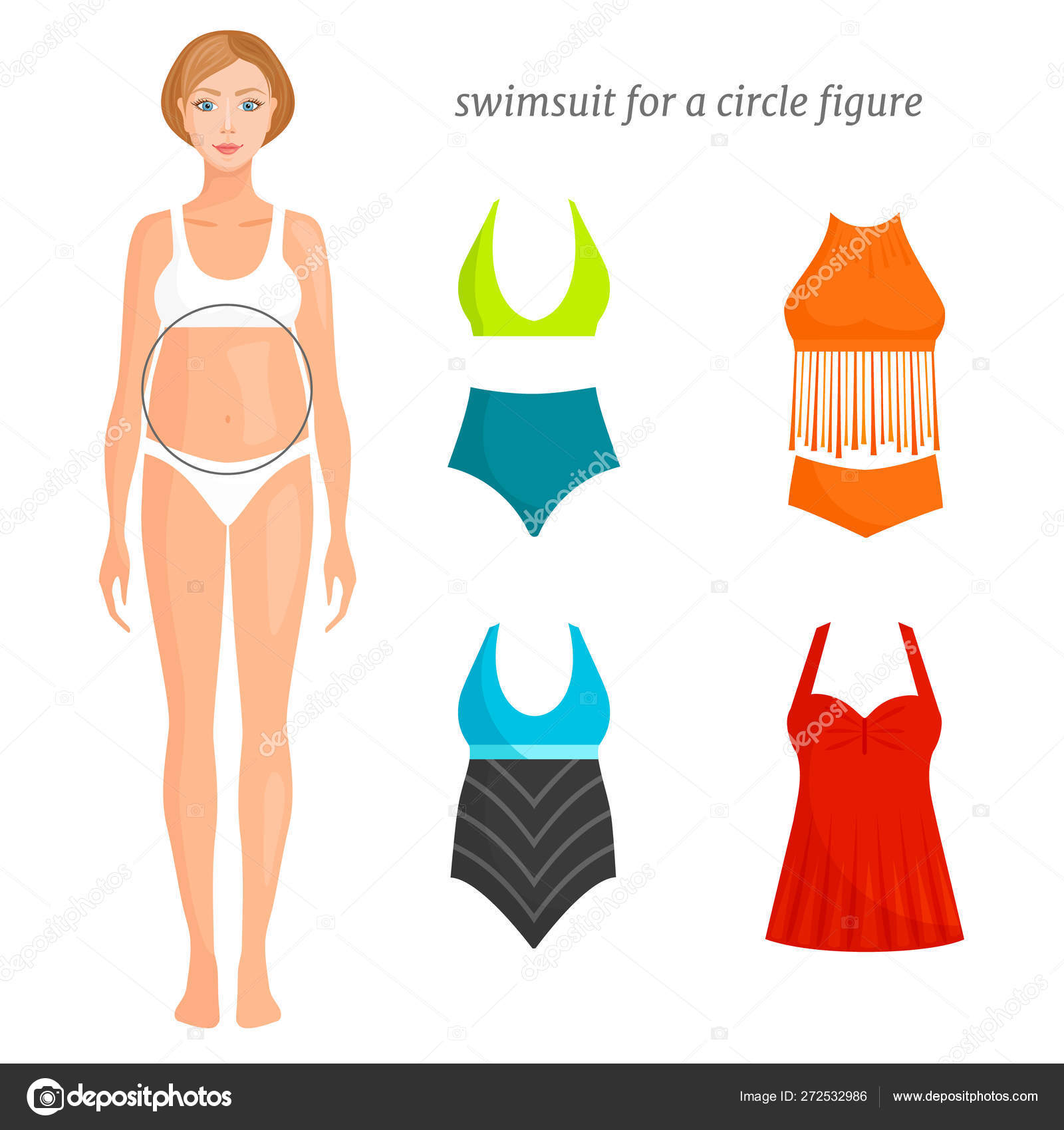 types of women's swimsuits
