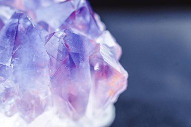 Kristal taş makro mineral yüzey