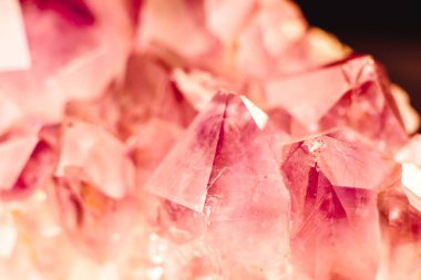 Kristal taş makro mineral yüzey