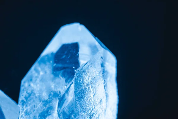 Pietra di cristallo superficie macro minerale — Foto Stock