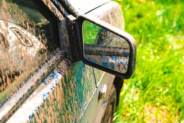 Dirt on the car — Stock Photo, Image