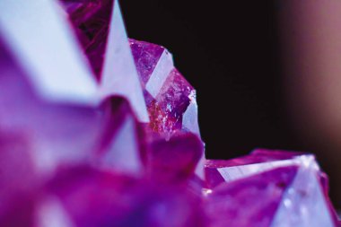 Kristal taş makro mineral yüzey